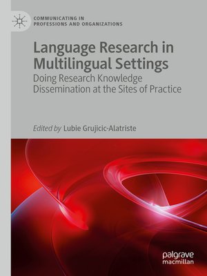 cover image of Language Research in Multilingual Settings